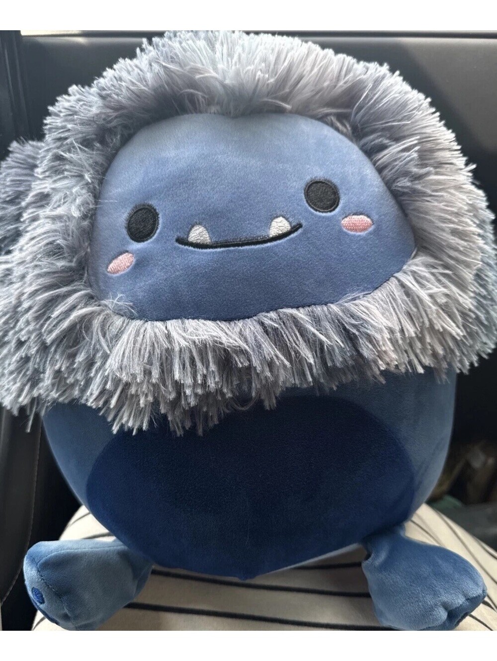 Original Squishmallow Dani Bigfoot Yeti 11"plush Navy Blue